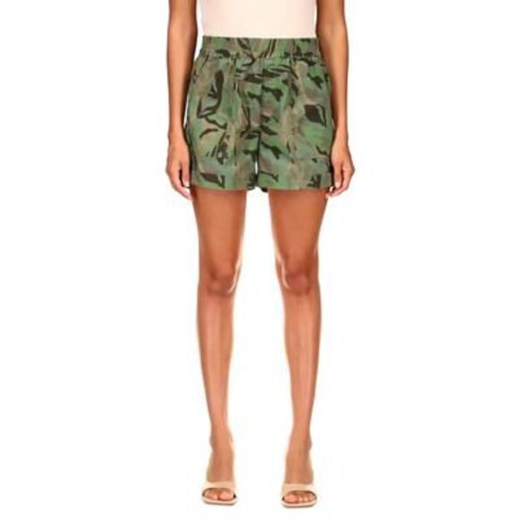 Sanctuary Trail Blazer Printed Shorts In Palm Camo - 28 - Picture 1 of 3